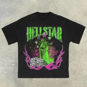Black Hellstar Invisible Wounds T-shirt