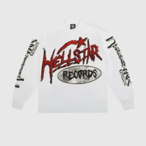 Hellstar Studios Records Long Sleeve Sweatshirt
