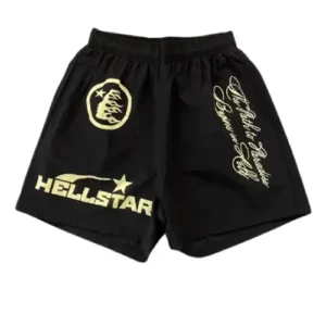 Men’s Yellow Black Hellstar Shorts