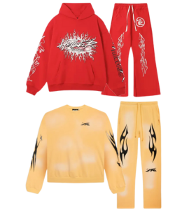 Hellstar Red Tracksuit and Yellow Sweatsuit 2 in 1 deal