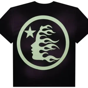 Hellstar Glow in the Dark Sports Logo T-Shirt Dark Purple 2